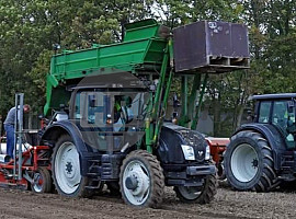 Plantermachine met plantdak (dubbelnet)