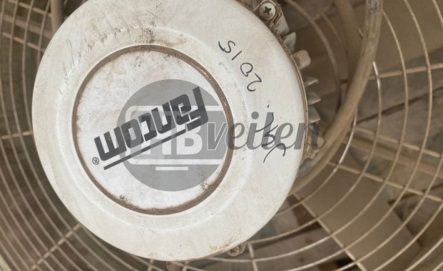 Ventilatoren met regelkast